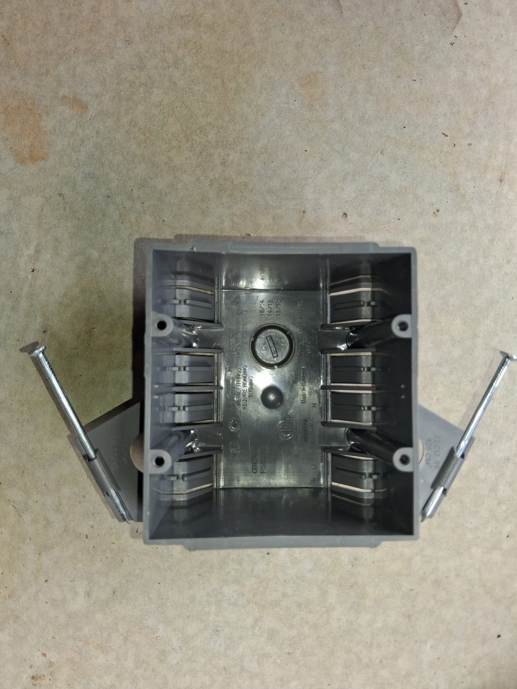 2-GANG Plastic Switch Box (New Work) 32 cu. in.