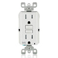 15 Amp Slim GFCI Weather-Resistant Outlet, Self Test, Tamper-Resistant with LED Indicator Light