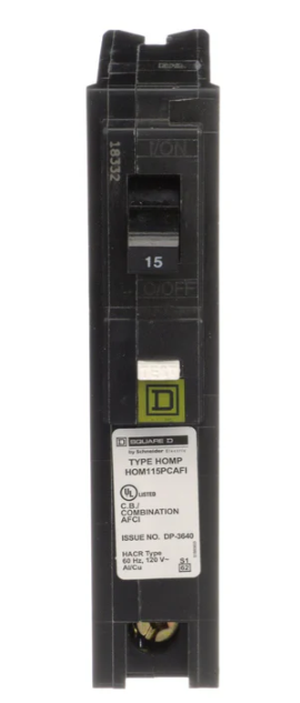 SQD 15 AMP ARC CAFI BREAKER