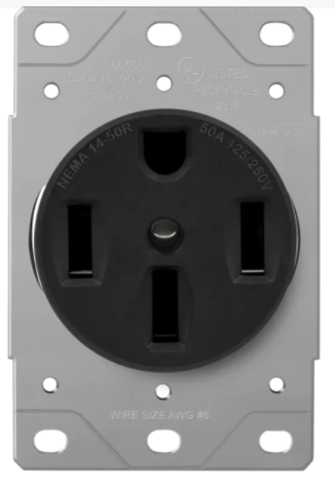 50 amp range outlet