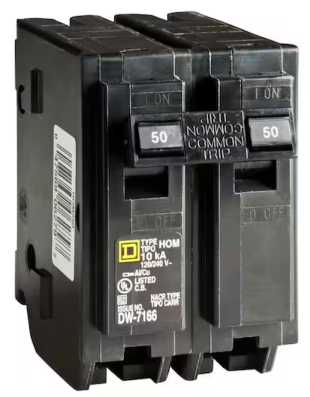SQD 2 Pole 50 AMP Breaker