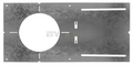 4" Rough in plate