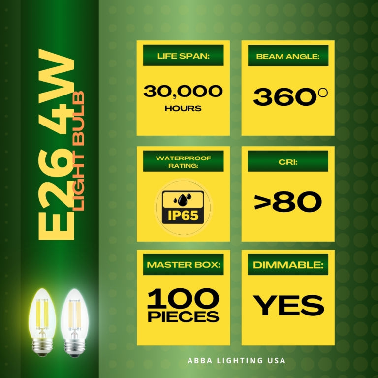 E26-4W AC/DC LED Bulb
