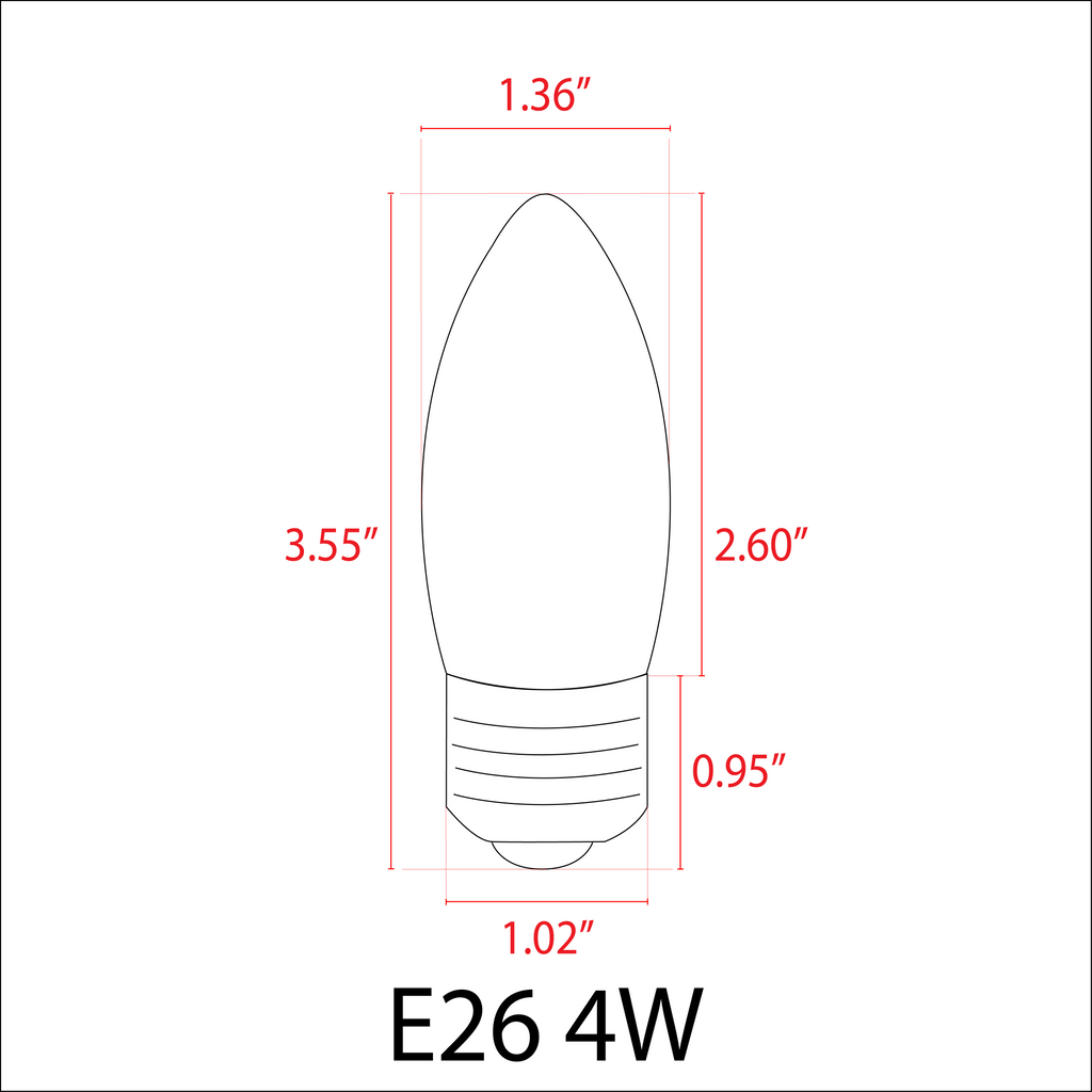 E26-4W AC/DC LED Bulb