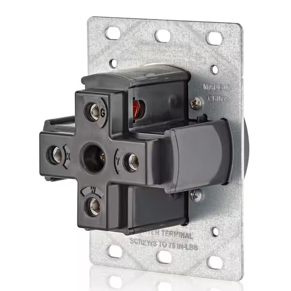 50 Amp EV Charging Receptacle/Outlet, Heavy Duty NEMA 14-50R