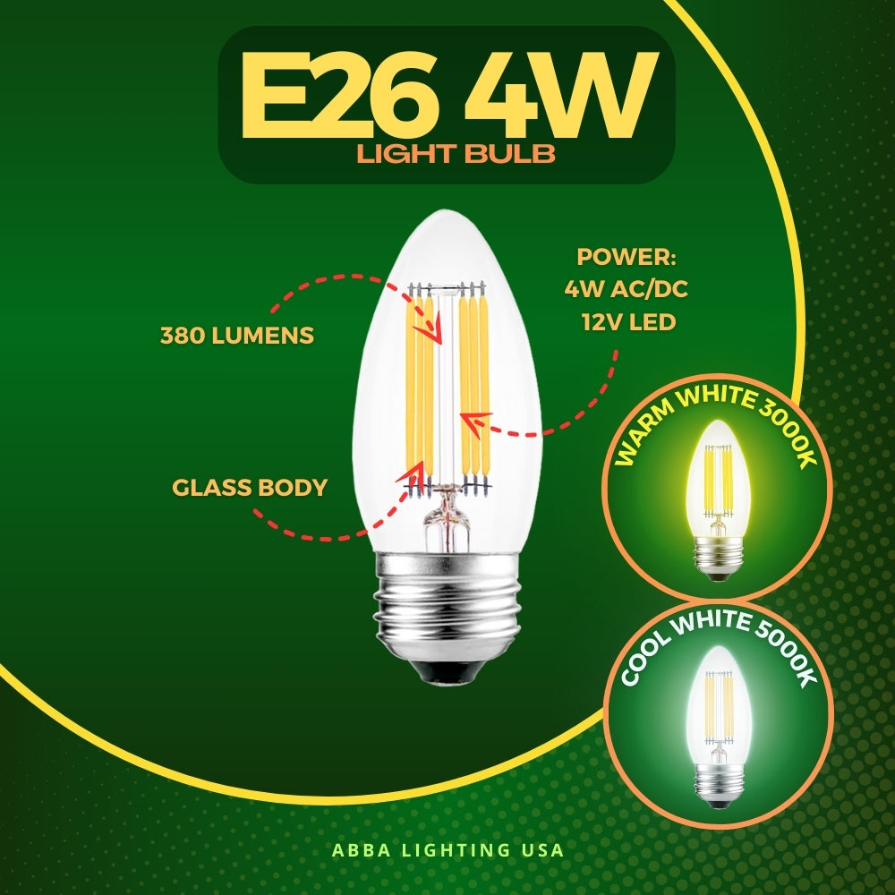 E26-4W AC/DC LED Bulb