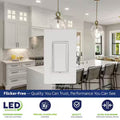 Decora Rocker White LED Advanced Dimmer Switch for LED and Incandescent Bulbs, 150-Watt Single Pole or 3-Way, DSL01-0LW