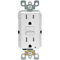 15 Amp 125-Volt Duplex SmarTest Self-Test SmartlockPro Tamper Resistant GFCI Outlet, White GFTR1-KW